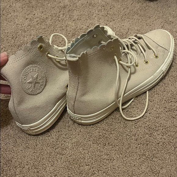 Converse women’s High-Top Sneakers - Cream - Picture 1 of 3